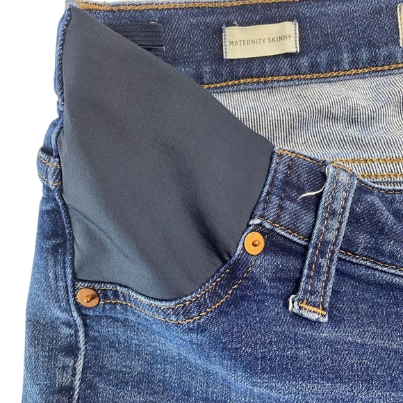 MADEWELL Maternity Side-Panel Adjustable Waist Jeans in Wendover Wash Size 25 - Picture 5 of 10